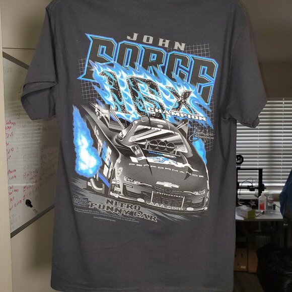 MENS BLACK JOHN FORCE 16X CHAMP T-SHIRT MEDIUM - Picture 3 of 5